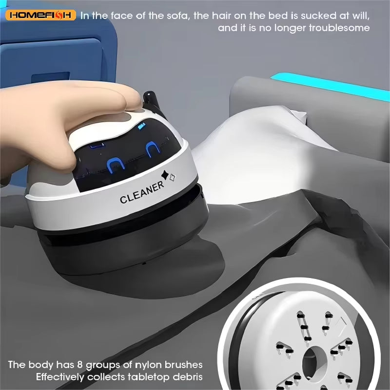 Vacuum Cleaner Desktop Mini Rechargeable Cleaner Rubber Shavings Keyboard Cleaner Portable Automatic Dust Extractor